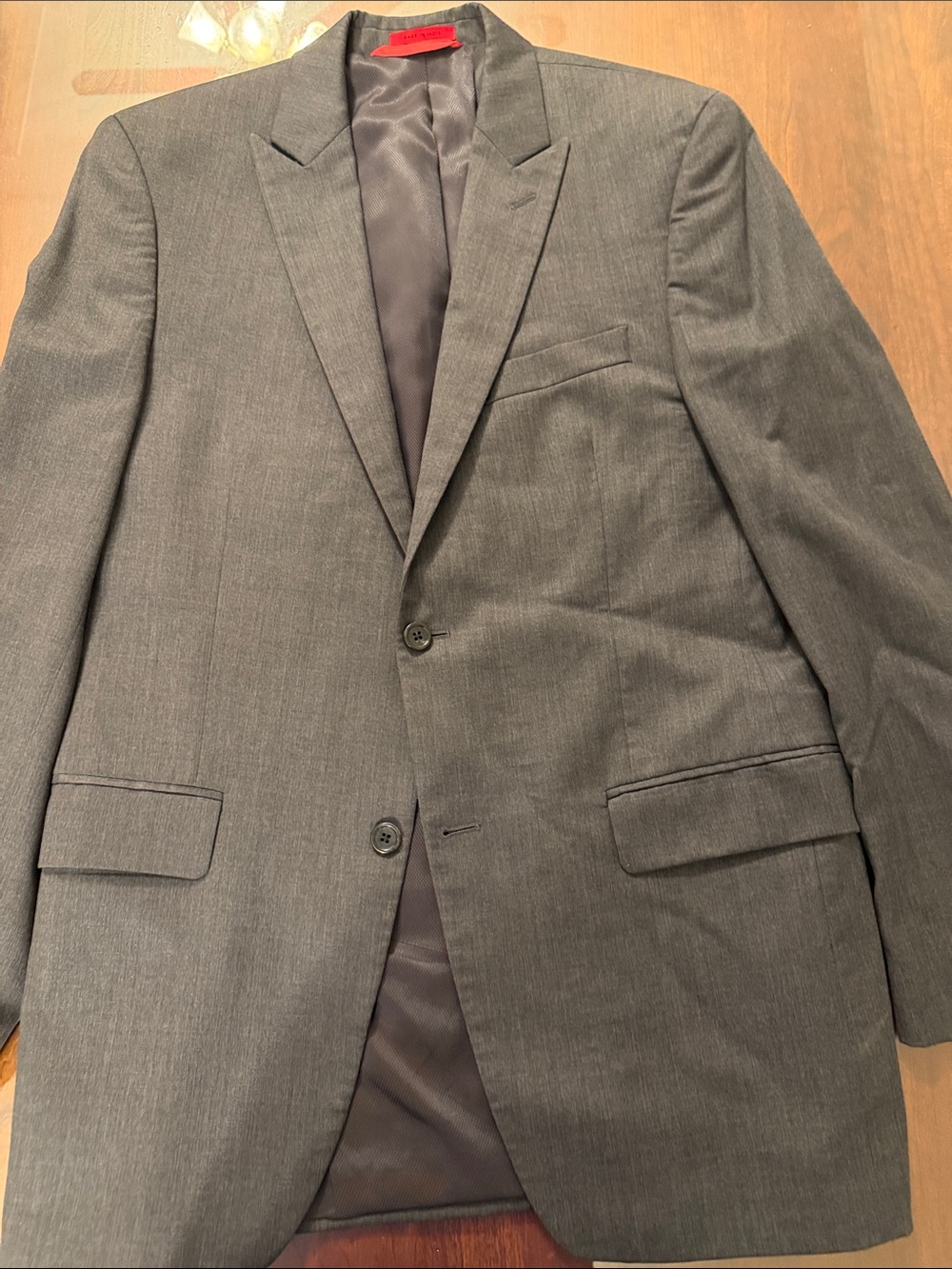 Alfani Men's dark GrayTwo-Button Suit Blazer